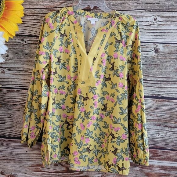 " Charter Club " Woman's mid Sleeve exotic escape " monkeys 🐒 " XL NWT - Picture 1 of 8